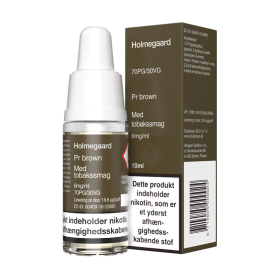 Pr brown (PR Tobacco) e-væske fra Holmegaard - Køb hos Prodamp.dk - 2