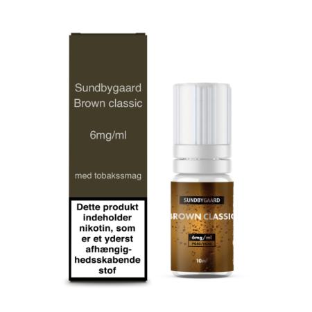 Cigaret (Brown Classic) e-væske fra Sundbygaard - Køb hos Prodamp.dk - 1