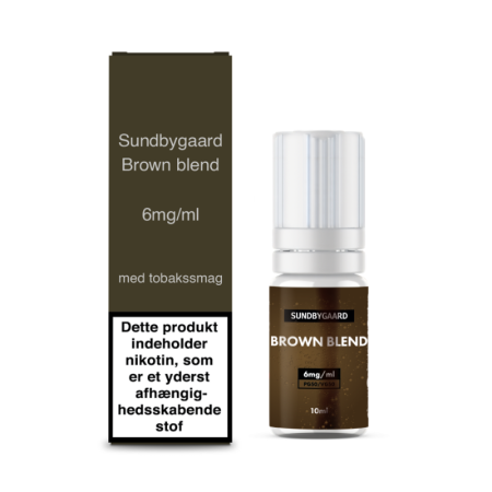 Brown Blend (Tobak) e-væske fra Sundbygaard - Køb hos Prodamp.dk - 1