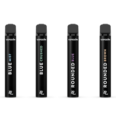 Vapeson E - Engangs e-cigaret med 600 sug - Køb hos Prodamp.dk - 1