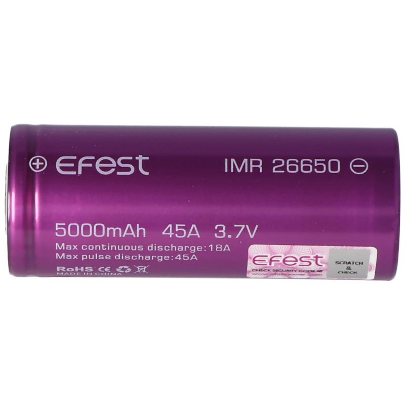 Efest 26650 Batteri til din vaper – med lang levetid