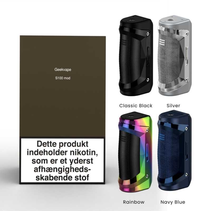 S100 Mod fra GeekVape - 100W - Skarp pris og hurtig levering i hele DK
