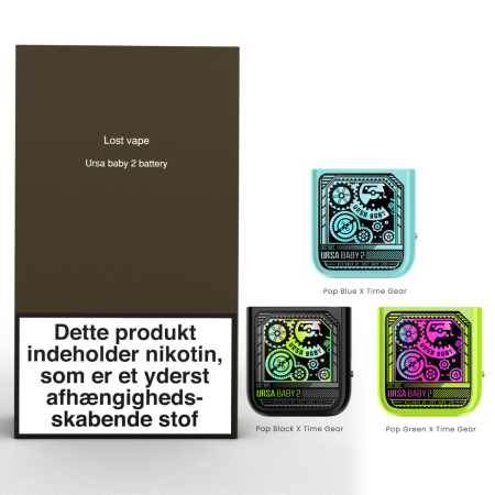 Ursa Baby 2 Batteri (900 mAh) - Lost Vape - Køb hos Prodamp.dk - 1
