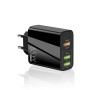 4X USB Væg adapter - Quick Charge - Køb hos Prodamp.dk - 1